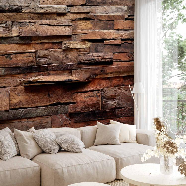Wall Mural Rustic Style: Forest Cottage