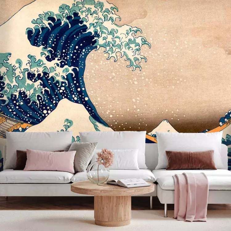 Wall Mural Hokusai: The Great Wave off Kanagawa (Reproduction)