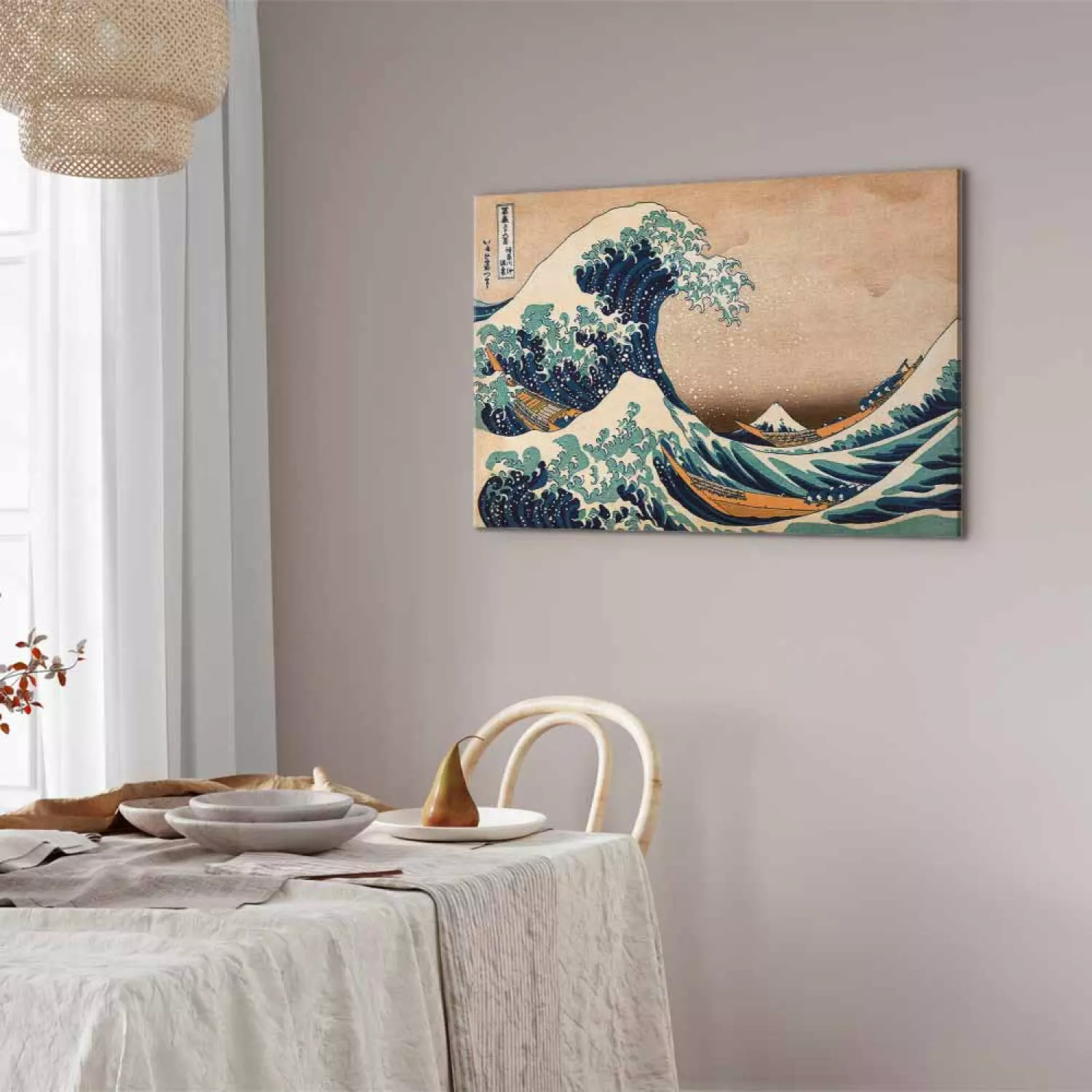 Canvas The Great Wave off Kanagawa (Reproduction)