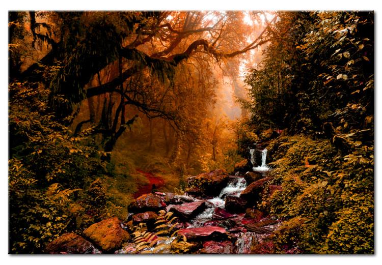 Canvas Autumn Waterfall