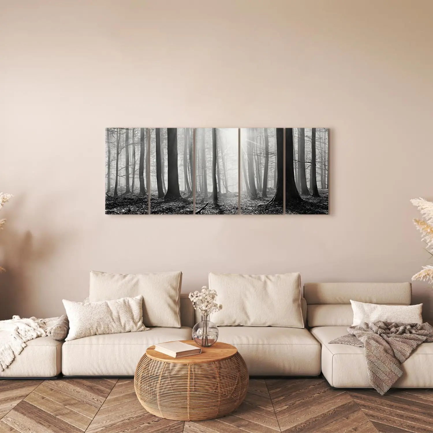 未開封　[MONOCHROME] Canvas Photoキャンバスフォトユンギ Art Work Monochrome Forest - bimago