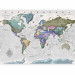 Photo Wallpaper Geography study - world map with signed countries in English 107200 additionalThumb 5