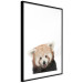 Wall Poster Young Panda - composition for children with a cheerful animal on a white background 114400 additionalThumb 11