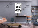 Wall Poster Be Like a Panda - black and white composition with an animal and texts 114800 additionalThumb 3