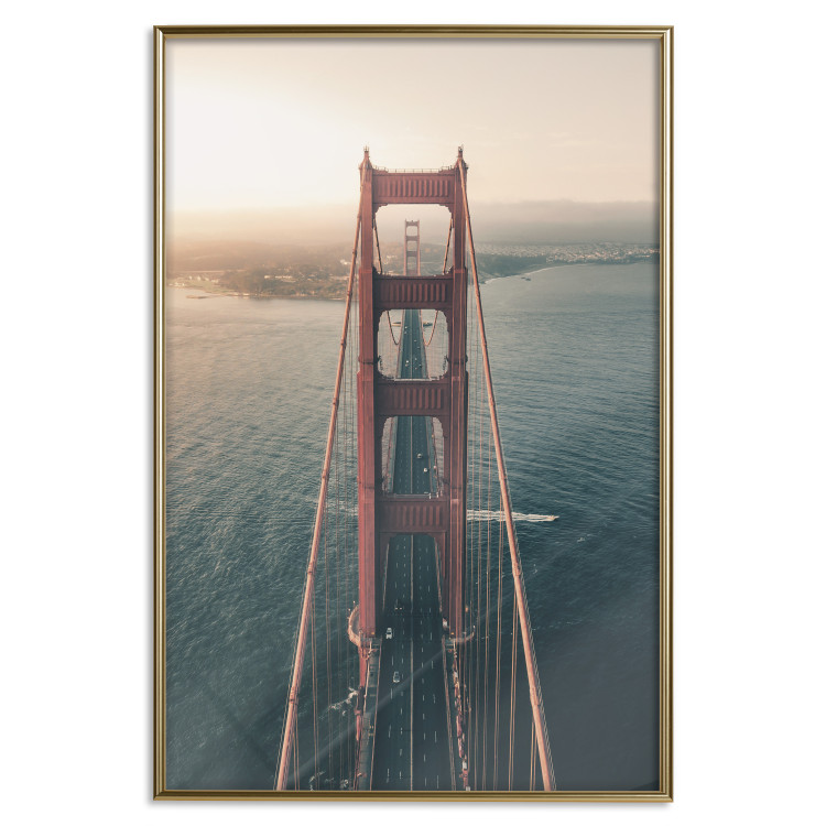 Wall Poster Golden Gate Bridge - urban architecture landscape and calm ocean 115300 additionalImage 25