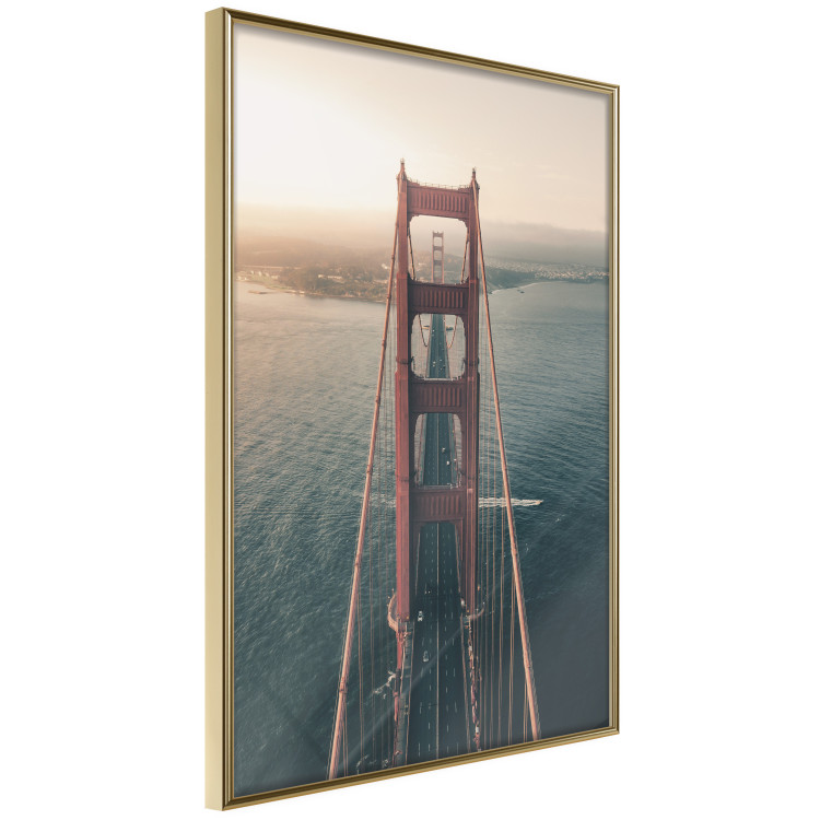 Wall Poster Golden Gate Bridge - urban architecture landscape and calm ocean 115300 additionalImage 12
