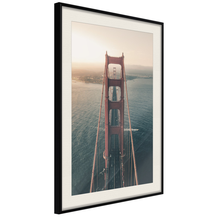 Wall Poster Golden Gate Bridge - urban architecture landscape and calm ocean 115300 additionalImage 3