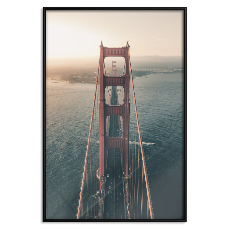 Wall Poster Golden Gate Bridge - urban architecture landscape and calm ocean 115300 additionalImage 17