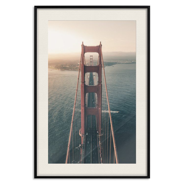 Wall Poster Golden Gate Bridge - urban architecture landscape and calm ocean 115300 additionalImage 23