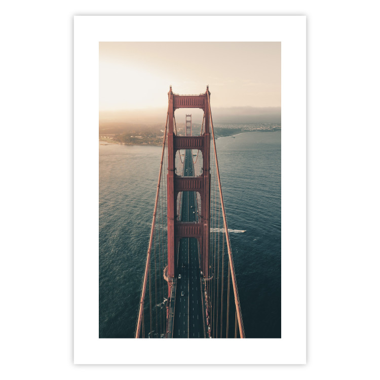 Wall Poster Golden Gate Bridge - urban architecture landscape and calm ocean 115300 additionalImage 16