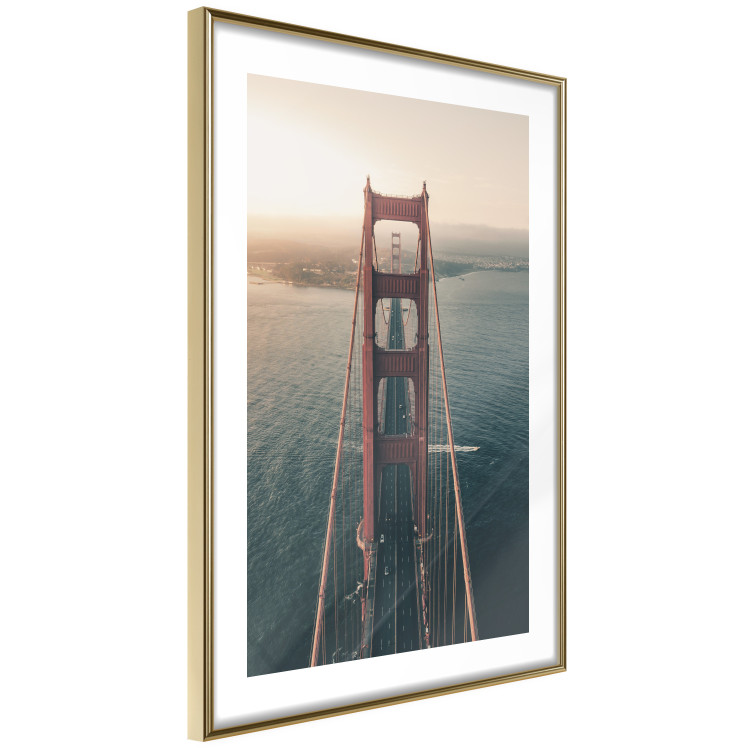 Wall Poster Golden Gate Bridge - urban architecture landscape and calm ocean 115300 additionalImage 8