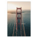 Wall Poster Golden Gate Bridge - urban architecture landscape and calm ocean 115300
