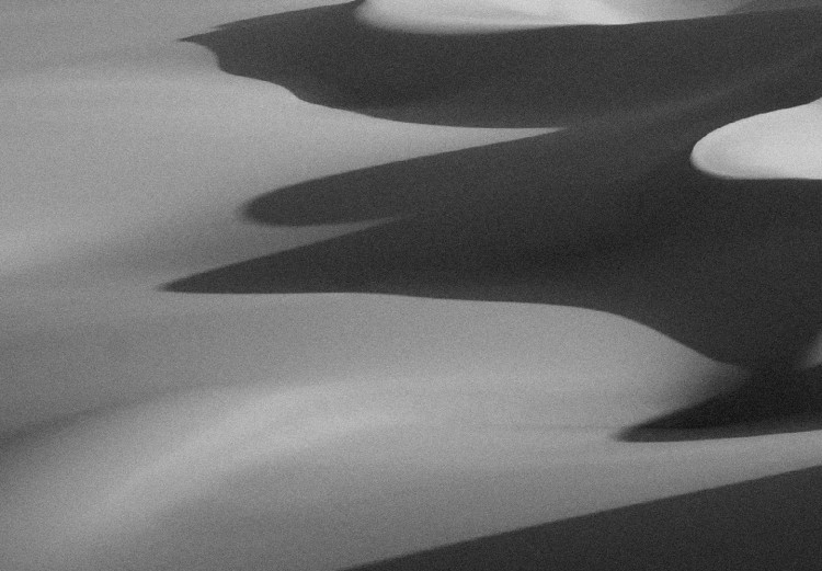 Wall Poster Endless Sahara - black and white landscape amidst dunes and desert sands 116500 additionalImage 10