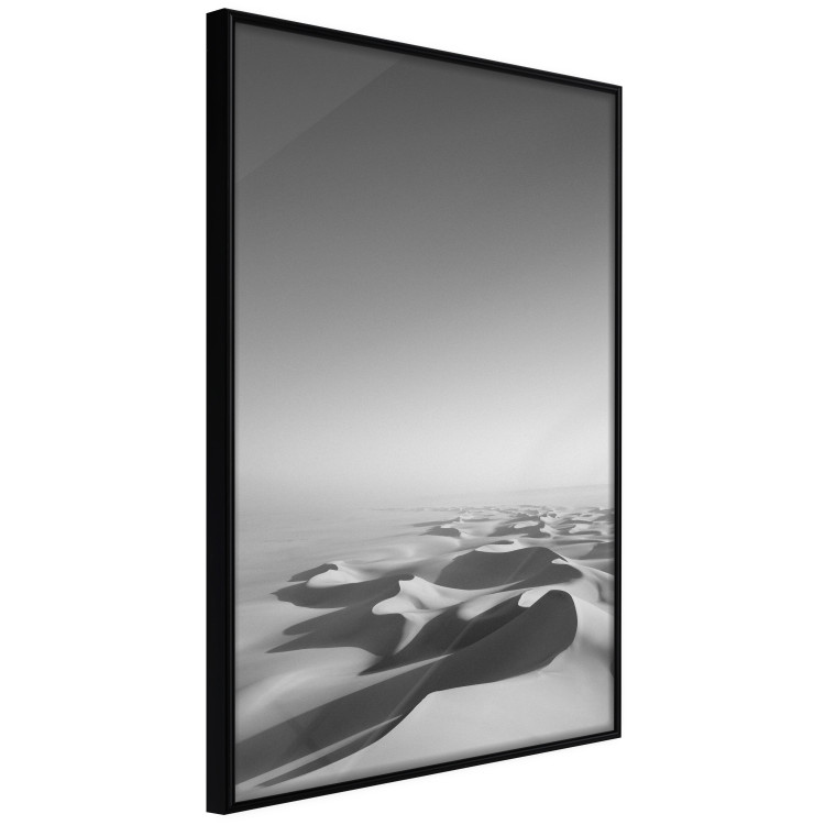 Wall Poster Endless Sahara - black and white landscape amidst dunes and desert sands 116500 additionalImage 12