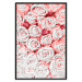 Poster White Roses - beautiful composition of lovely flowers in light pink color 117900 additionalThumb 17