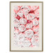 Poster White Roses - beautiful composition of lovely flowers in light pink color 117900 additionalThumb 27