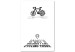 Canvas Art Print Every reason is good - an inscription with the motive of cycling 122800