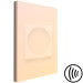 Canvas Pastel geometry - an abstract composition with a circle and a square 123800 additionalThumb 6