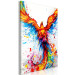 Canvas Birth of the Phoenix (1-part) vertical - exotic colorful bird 127200 additionalThumb 2