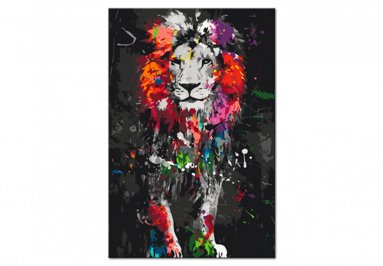 Paint by number Colourful Animals: Lion 127300 additionalImage 6