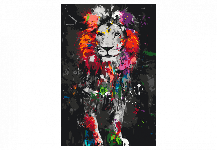 Paint by number Colourful Animals: Lion 127300 additionalImage 7