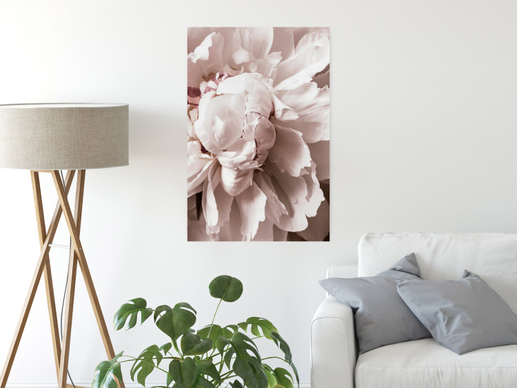 Wall Poster Rhythmic Delicacy - light pink flowers in a natural composition 127400 additionalImage 2