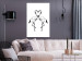 Wall Poster Subtle Flame - abstract birds forming heart shape 127900 additionalThumb 4