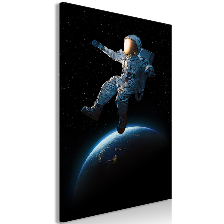 Canvas Cosmic Walk (1-part) vertical - fantastical landscape of space 129400 additionalImage 2
