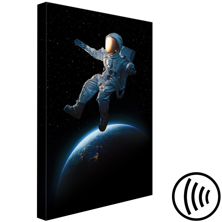 Canvas Cosmic Walk (1-part) vertical - fantastical landscape of space 129400 additionalImage 6