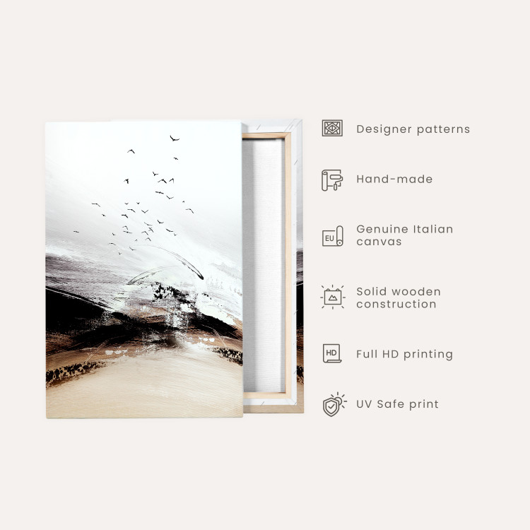 Canvas Print Shiny Gust (1-piece) Vertical - abstract desert sand 129700 additionalImage 9
