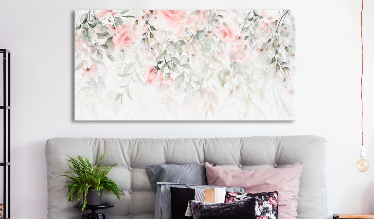 Large canvas print Waterfall of Roses - First Variant II [Large Format] 131500 additionalImage 6