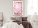 Poster First Love - pink composition of pink flowers with a natural frame 134500 additionalThumb 10