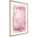 Poster First Love - pink composition of pink flowers with a natural frame 134500 additionalThumb 11