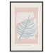 Poster Creating Art - pastel-colored leaf in an abstract motif 135000 additionalThumb 19