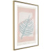 Poster Creating Art - pastel-colored leaf in an abstract motif 135000 additionalThumb 9