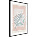 Poster Creating Art - pastel-colored leaf in an abstract motif 135000 additionalThumb 6