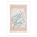 Poster Creating Art - pastel-colored leaf in an abstract motif 135000 additionalThumb 25