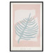 Poster Creating Art - pastel-colored leaf in an abstract motif 135000 additionalThumb 18