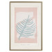 Poster Creating Art - pastel-colored leaf in an abstract motif 135000 additionalThumb 20