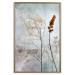Poster Misty Lunaria - romantic meadow composition with flowers on a light background 135100 additionalThumb 21