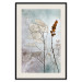 Poster Misty Lunaria - romantic meadow composition with flowers on a light background 135100 additionalThumb 19