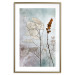 Poster Misty Lunaria - romantic meadow composition with flowers on a light background 135100 additionalThumb 14