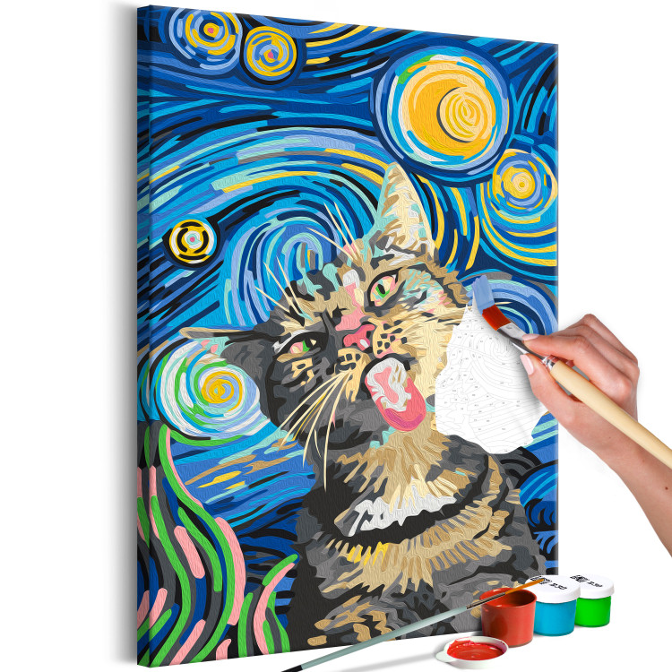 Paint by number Freaky Cat 135200 additionalImage 3