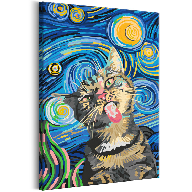 Paint by number Freaky Cat 135200 additionalImage 6