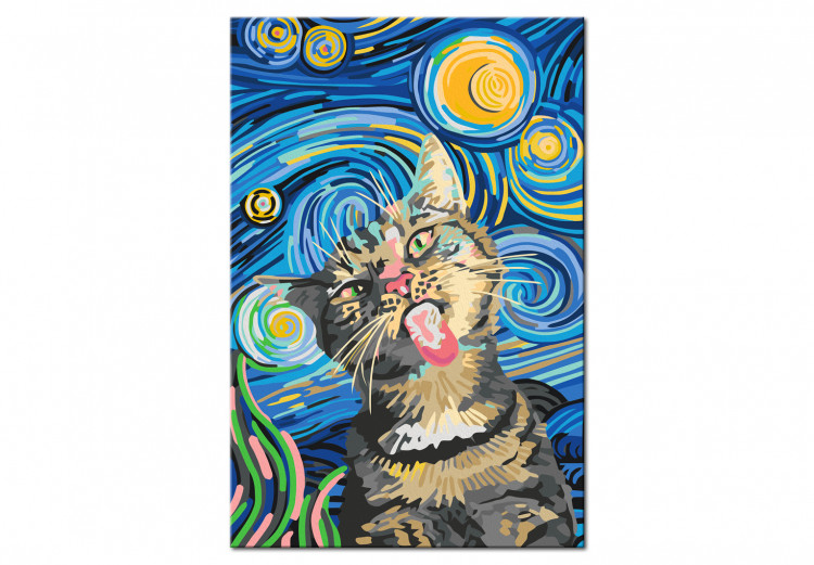 Paint by number Freaky Cat 135200 additionalImage 5