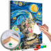 Paint by number Freaky Cat 135200