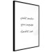 Wall Poster Joy and Love - black English texts on a white background 135600 additionalThumb 18