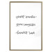 Wall Poster Joy and Love - black English texts on a white background 135600 additionalThumb 4
