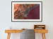 Wall Poster Barcelona Vicinity - abstract and red composition of Barcelona map 135700 additionalThumb 24