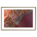 Wall Poster Barcelona Vicinity - abstract and red composition of Barcelona map 135700 additionalThumb 16